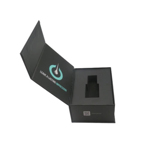 Black foil stamping magnetic rigid boxes