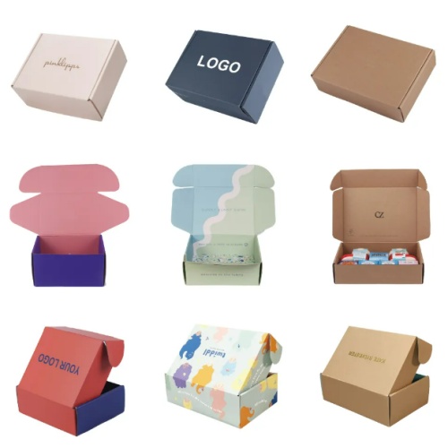 Various sizes custom shipping boxes