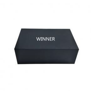 Custom black fancy paper folding paper box