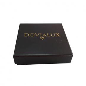 1200gsm Paperboard black printing gold stamping logo gift box