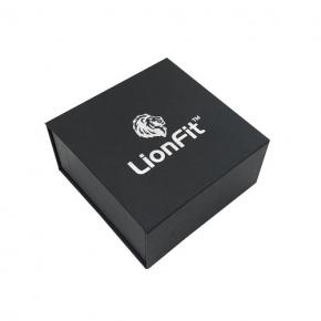 Custom black magnetic paper gift box for electronic products