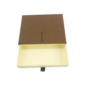 Winner package brown texture paper sliding boxes