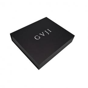 Black magnetic rigid paper boxes