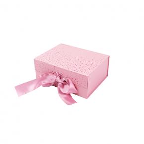 Custom Pink cardboard magnetic gift boxes wholesale